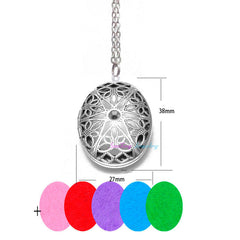 Chain Pads Round Antique Vintage Aromatherapy Lockets