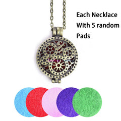 Necklace Open Antique Vintage Lockets Pendant Perfume Essential Oil