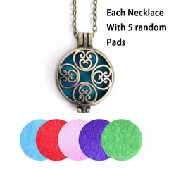 Necklace Open Antique Vintage Lockets Pendant Perfume Essential Oil