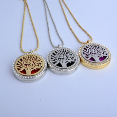 Aromatherapy Perfume Diffuser Floating Locket Necklace