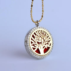 Aromatherapy Perfume Diffuser Floating Locket Necklace